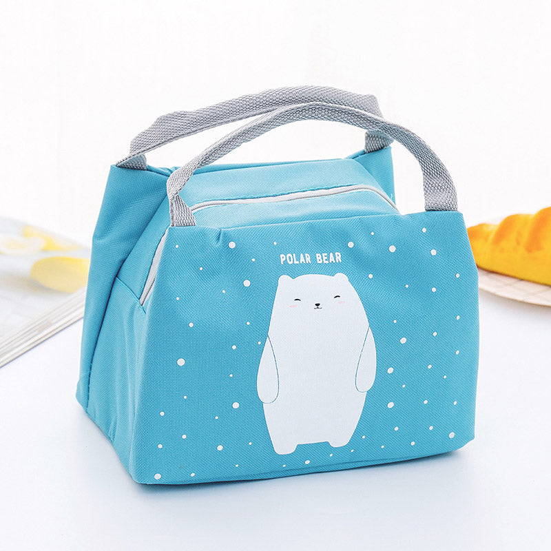 Baby Food Insulation Bag Portable Waterproof Thermal Oxford Lunch Bags Convenient Leisure Cute Cartoon Picnic Tote MBG0326