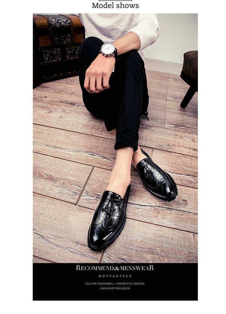 2019 Men Casual shoes breathable Leather Loafers Office Shoes For Men Driving Moccasins Comfortable Slip on Fashion Shoes MA-23
