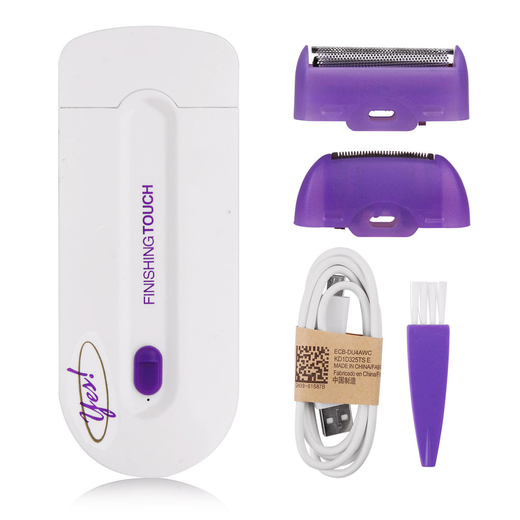 Finishing Touch Hair Remover As Seen on TV Instant & Pain Free Hair Removal with Laser Sensor Light Safely Shaver