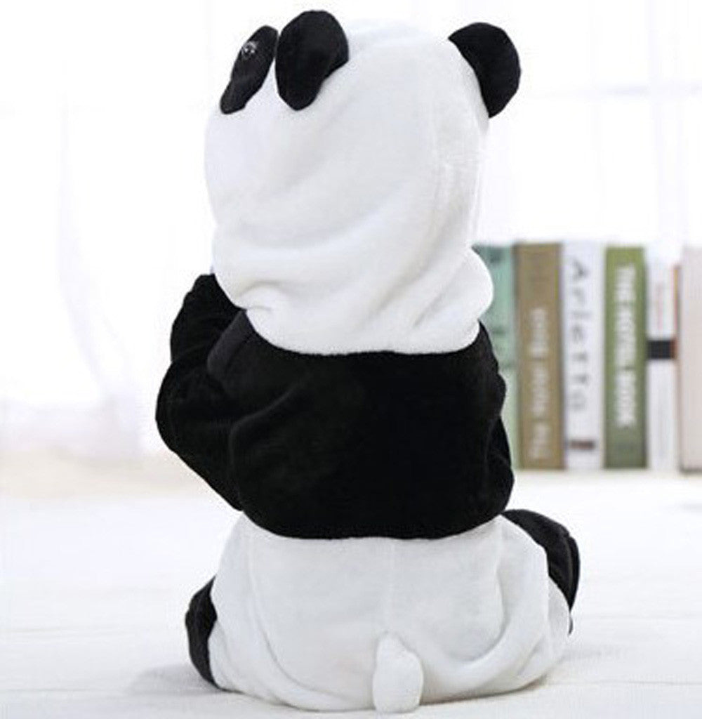 Toddler Newborn Baby Boys Girls Panda Cartoon Hooded Rompers Outfits Clothes