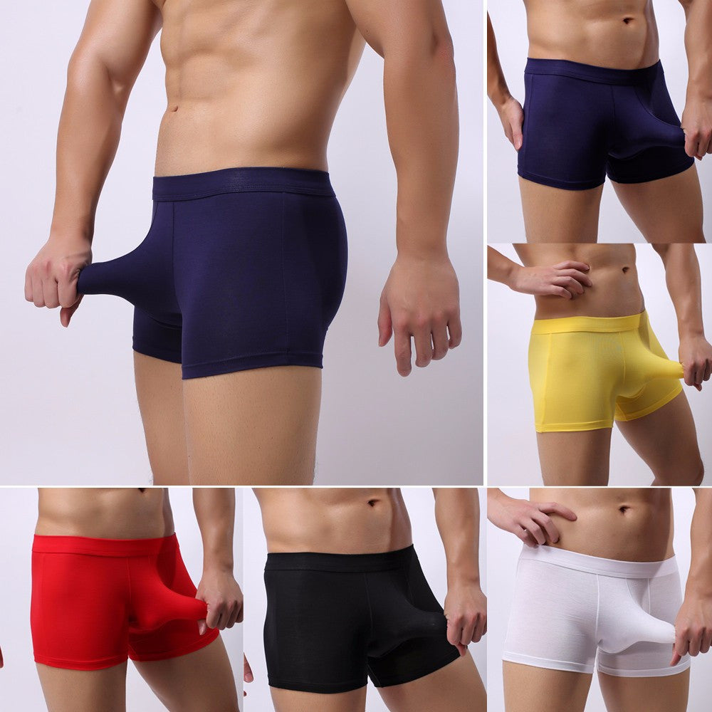 Trunks Sexy Underwear Men's Boxer Briefs Shorts Bulge Pouch Underpants