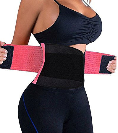 Women Waist Trainer Belt Body Shaper Belly Wrap - Trimmer Slimmer Compression Band for Weight Loss Workout Fitness