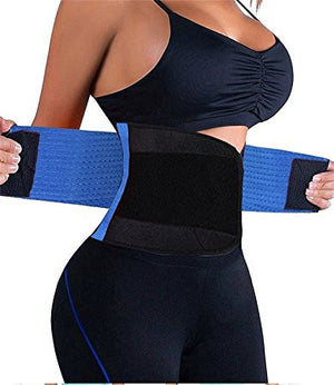 Women Waist Trainer Belt Body Shaper Belly Wrap - Trimmer Slimmer Compression Band for Weight Loss Workout Fitness