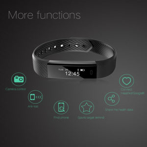 ID115HR Bluetooth Smart Bracelet the Fitness Tracker Heart Rate Monitor