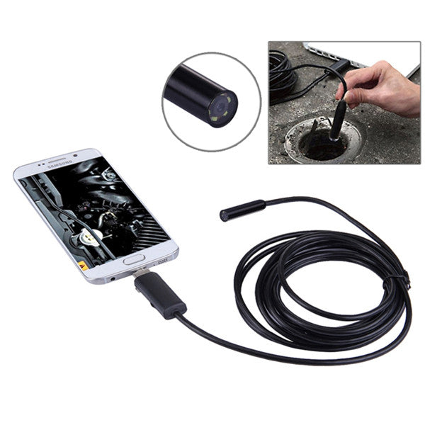 Smartphone Waterproof Endoscope Inspection Camera For Android Devices