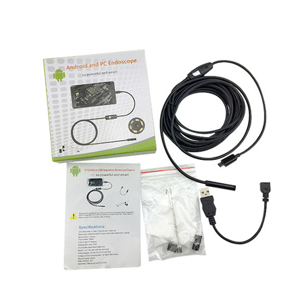 Smartphone Waterproof Endoscope Inspection Camera For Android Devices