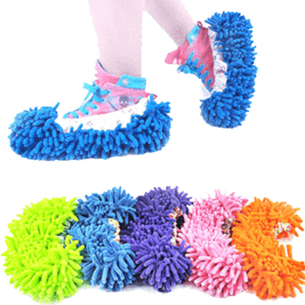 Microfiber Cleaning Mop Slippers