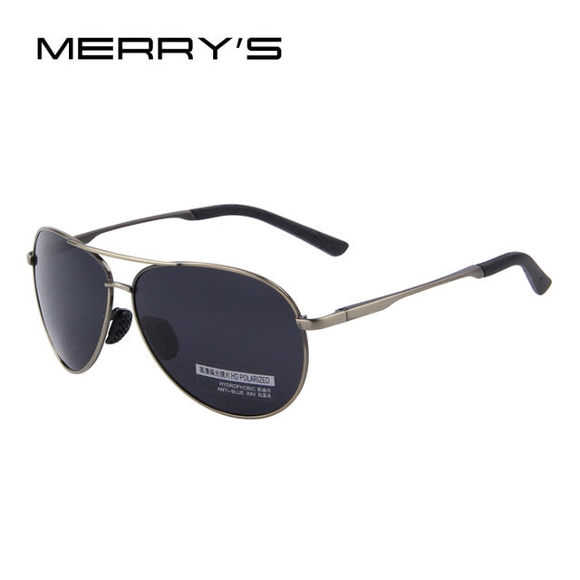 MERRY'S Fashion Men's UV400 Polarized Sunglasses Men Driving Shield Eyewear Sun Glasses