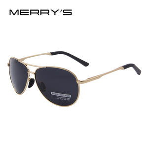 MERRY'S Fashion Men's UV400 Polarized Sunglasses Men Driving Shield Eyewear Sun Glasses