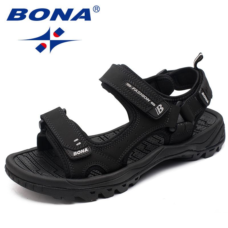 BONA New Classics Style Men Sandals Outdoor Walking Summer Shoes Anti-Slippery Beach Shoes Men Comfortable Soft Free Shipping