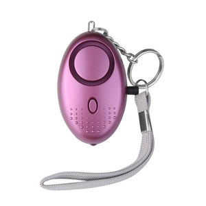 Personal Alarm Emergency Personal Security Alarm with LED Flashlight Safety Defense for Women Night Workers Kids Elderly (Deep purple)