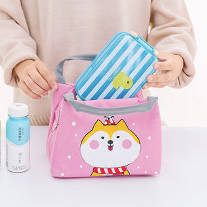 Baby Food Insulation Bag Portable Waterproof Thermal Oxford Lunch Bags Convenient Leisure Cute Cartoon Picnic Tote MBG0326