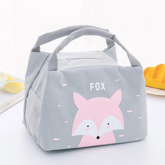 Baby Food Insulation Bag Portable Waterproof Thermal Oxford Lunch Bags Convenient Leisure Cute Cartoon Picnic Tote MBG0326