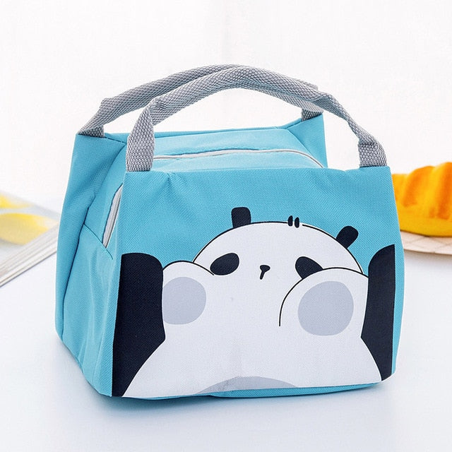 Baby Food Insulation Bag Portable Waterproof Thermal Oxford Lunch Bags Convenient Leisure Cute Cartoon Picnic Tote MBG0326